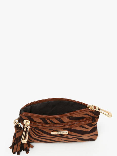 Portemonnee Miniprix Bruin africa F5032 ander zicht 1